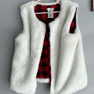 Max Studio Kids Faux Fur Vest Size 7/8